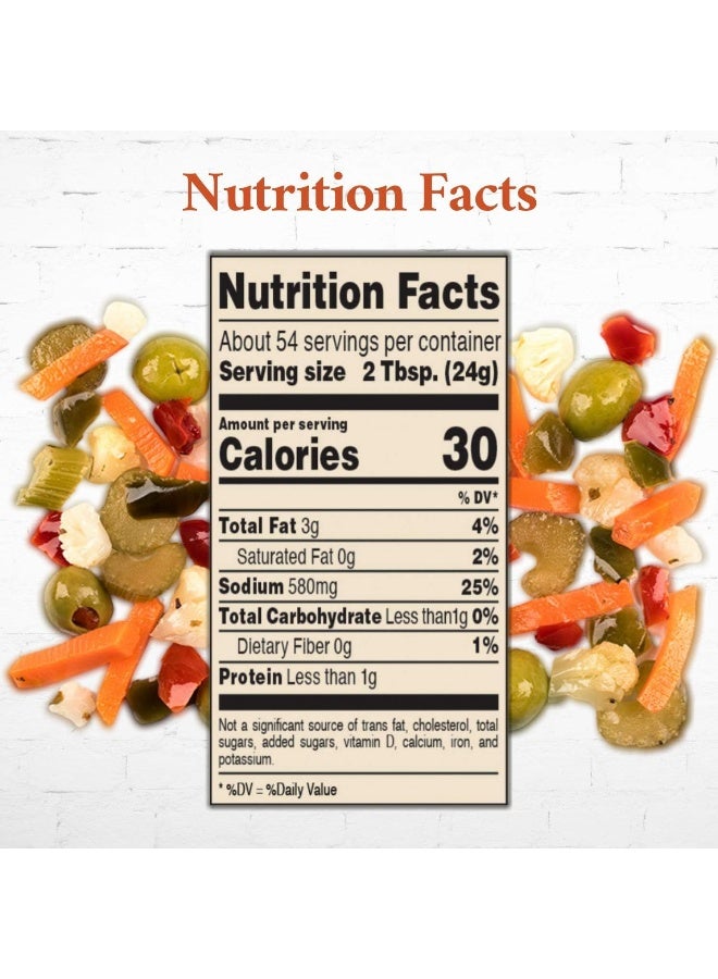 Roland Foods Chicago Style Mild Giardiniera - Image 2