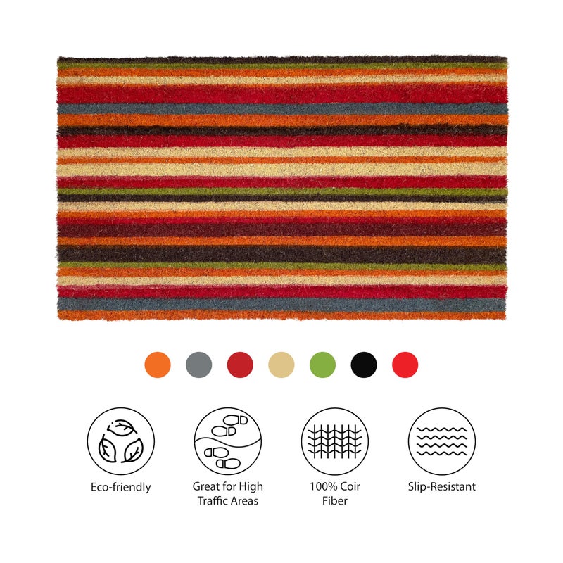 Calloway Mills 103082436 Palisades Stripe Doormat 24" x 36" - Image 5
