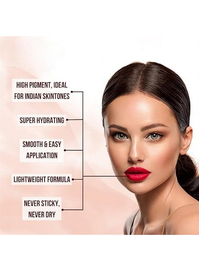 PEACORA Mini Matte Liquid Lipstick For Women Long Lasting & Waterproof Lipstick Perfect for Gifting, Wedding, Special Occasions & Travel (Set Of 5) (Multicolors, Shade-C) - Image 3