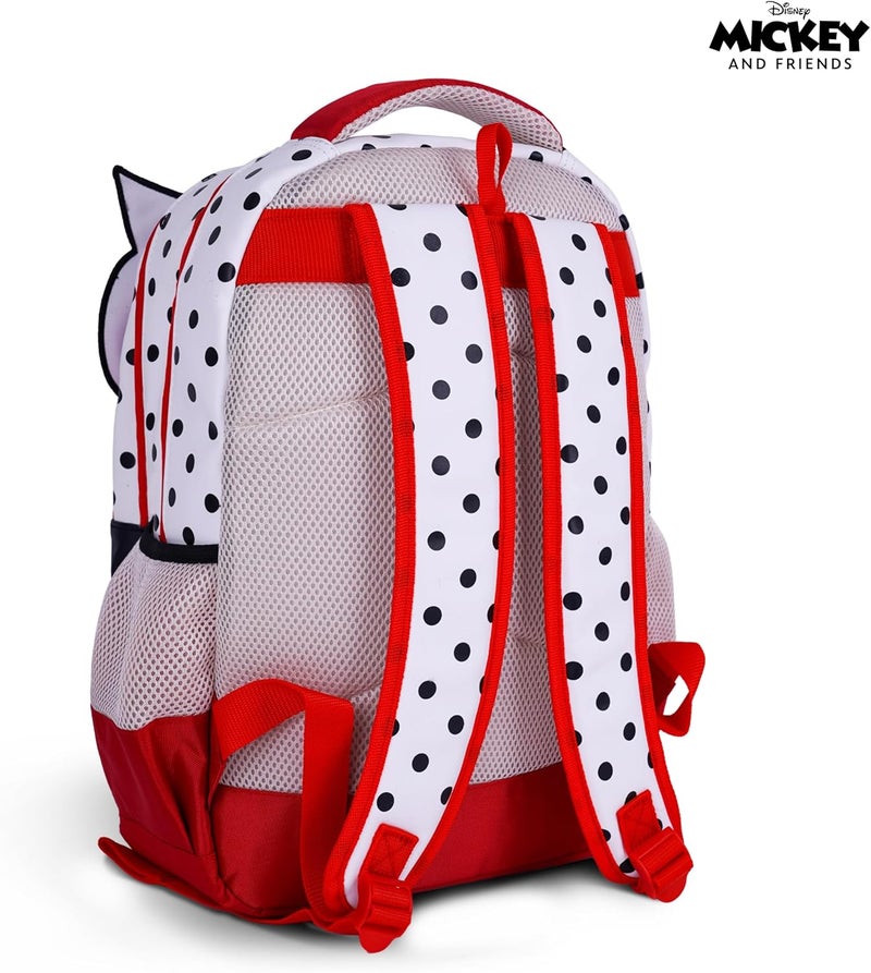 ترو كير حقيبة مدرسية للأطفال من ديزني ميني ماوس مقاس 16 بوصة - حقيبة ظهر مريحة وخفيفة الوزن ومتينة للطلاب من سن 6 سنوات فما فوق - مثالية للسفر والمدرسة، للبنات - Image 2
