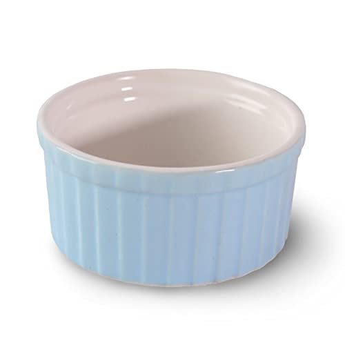 Lupaava Ceramic Ramekin Bowl/Soufflé Dish For Baking And Serving Puddings, Custards Or Other Desserts - Set Of 6-120 Ml - Image 2