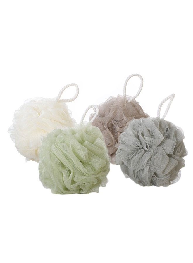 SPHTOEO Bath Shower Sponge Loofahs Mesh Pouf Shower Bath Ball Brush (White) - Image 2