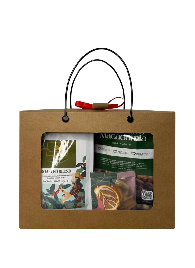 The Caphe Vietnam Combo Gift Set - Roasted Blend Arabica & Robusta Whole Bean 500g + Macadamia VIP size double Tank 500 G  - Image 2