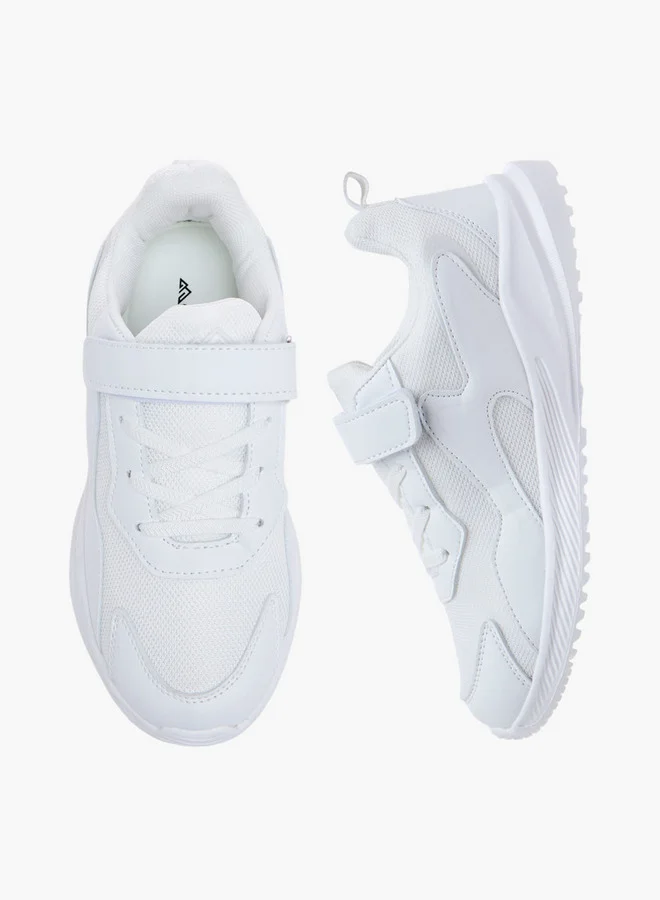 Oaklan by Shoexpress Panelled Sports Shoes with Hook and Loop Closure