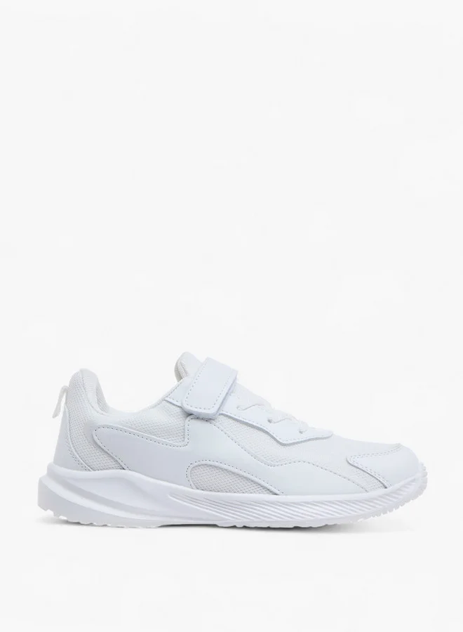 Oaklan by Shoexpress Panelled Sports Shoes with Hook and Loop Closure