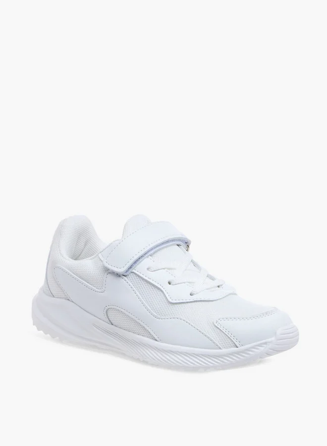 Oaklan by Shoexpress Panelled Sports Shoes with Hook and Loop Closure