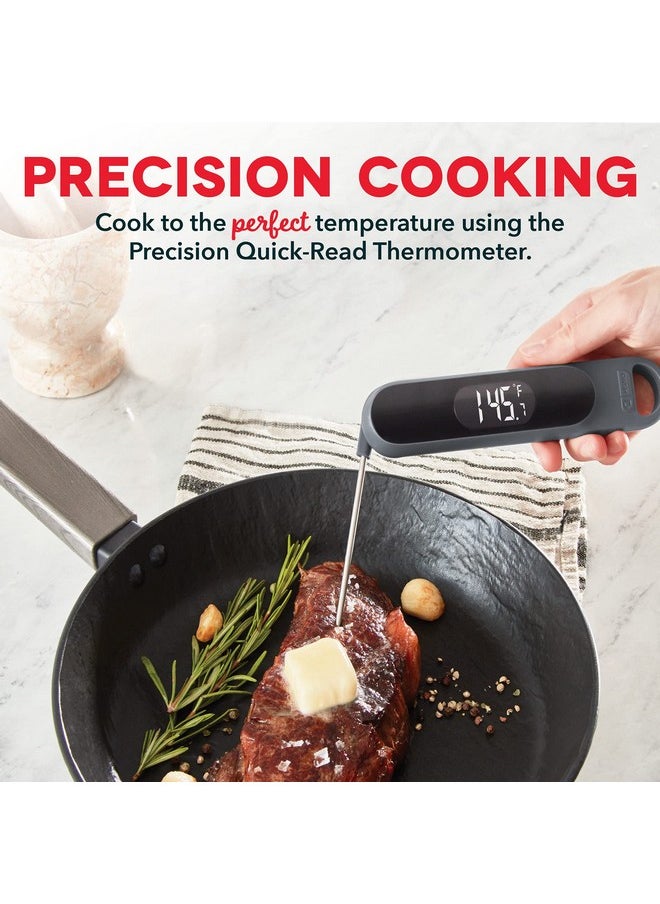 Dash Dash Precision Quick-Read Meat Thermometer - Waterproof Kitchen and Outdoor Food Cooking Thermometer with Digital LCD Display - BBQ, Chicken, Seafood, Steak, Turkey, & Other Meat, Batteries Included  - Image 2