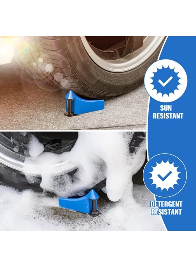 2Pcs Car Wash Hose Organizers Durable Tire Protectors for All Prevent Hose Induced Damage Sturdy Material for Vehicle Maintenance and Care,Blue - Image 2