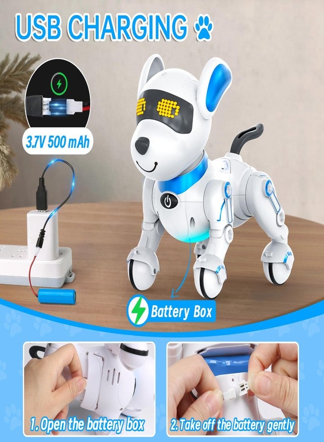 Dwi Dowellin Robot Dog for Kids 8-12,Remote Control Smart Robotic Dogs Pet Puppy Robotic Toy,Interactive Touch Walking Talking Toys for Boys Girls Christmas Birthday Gifts - Image 3