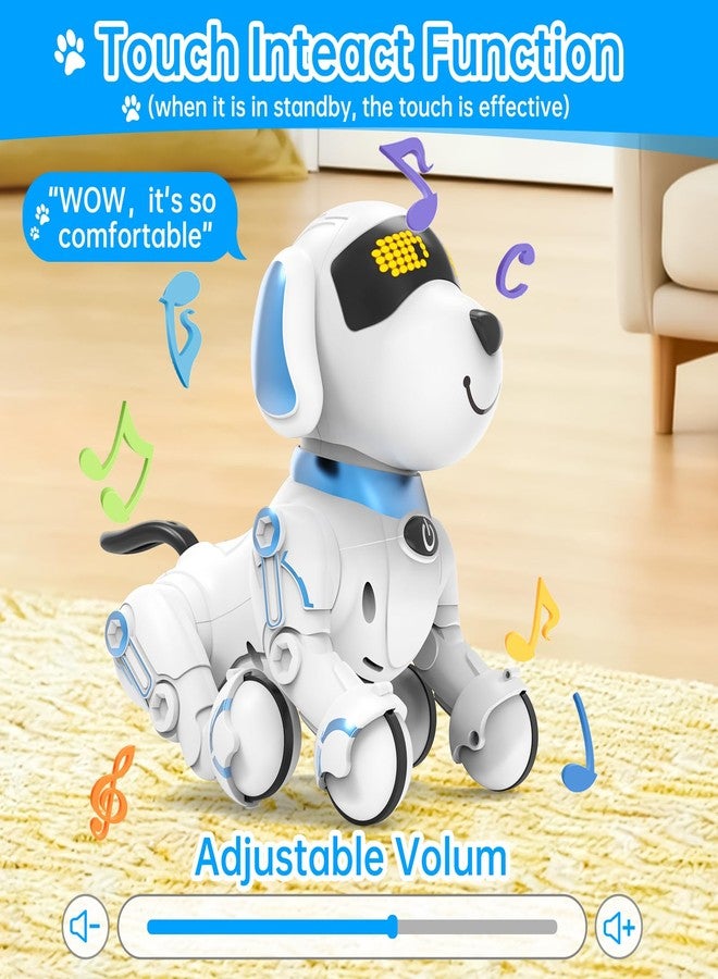 Dwi Dowellin Robot Dog for Kids 8-12,Remote Control Smart Robotic Dogs Pet Puppy Robotic Toy,Interactive Touch Walking Talking Toys for Boys Girls Christmas Birthday Gifts - Image 4