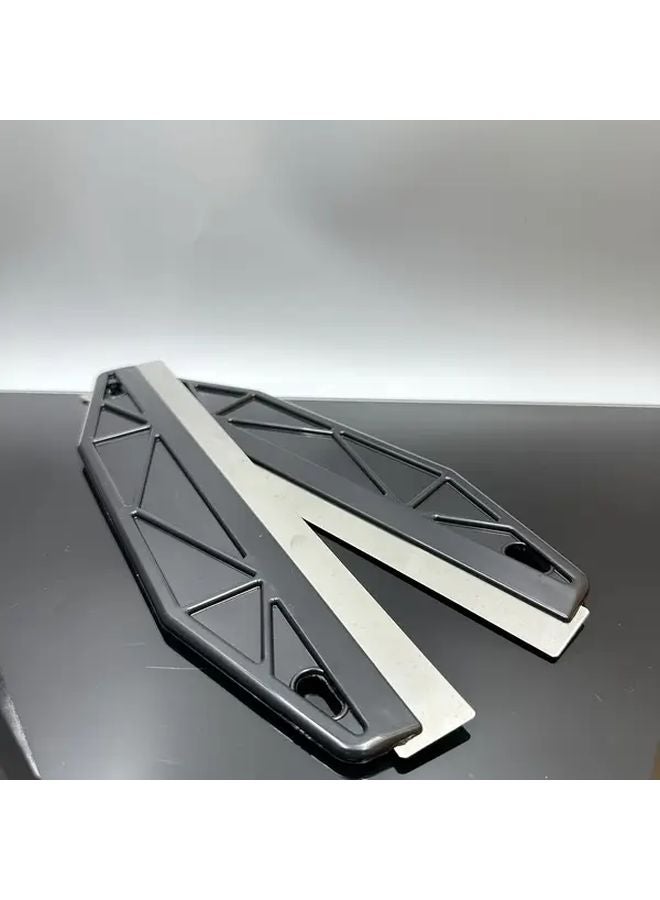 Black Cutting Knife Stainless Steel Wallpaper Film Cutter Tool Durable Plastic Metal Scraper with Ruler Edge for DIY Home Renovation - Image 3