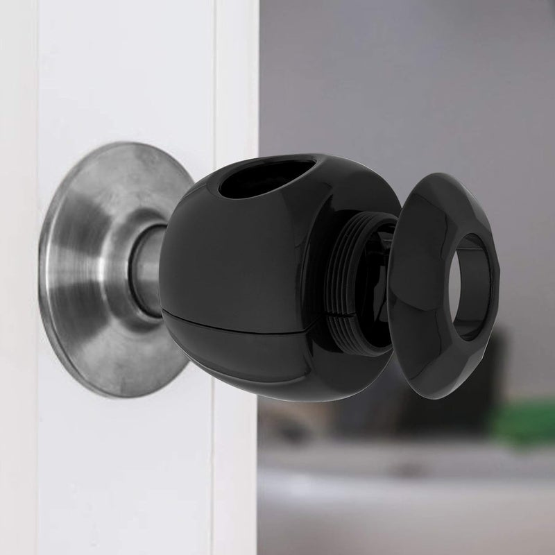 Driddle Black - Door knob Baby Safety Cover - 5 Pack - Deter Little Kids from Opening Doors with A Child Proof Door Handle Lock - - Image 4