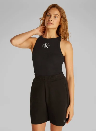 Calvin Klein Jeans Monologo Rib Tank Top
