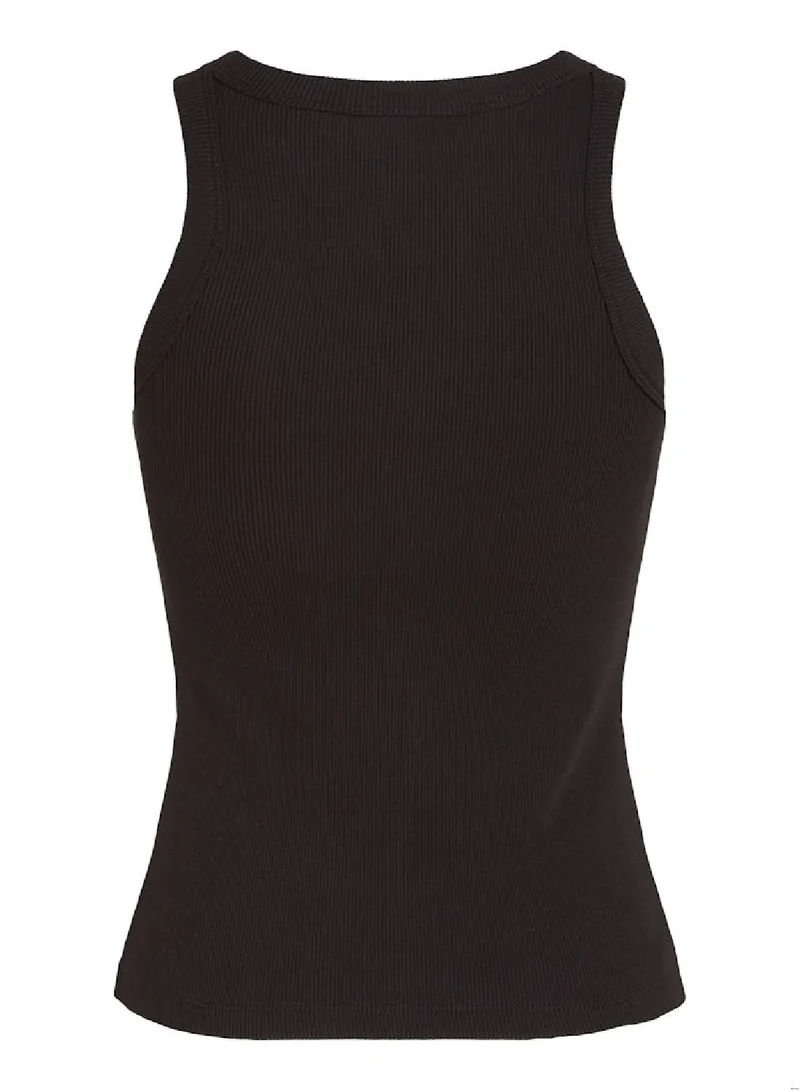 Calvin Klein Jeans Monologo Rib Tank Top