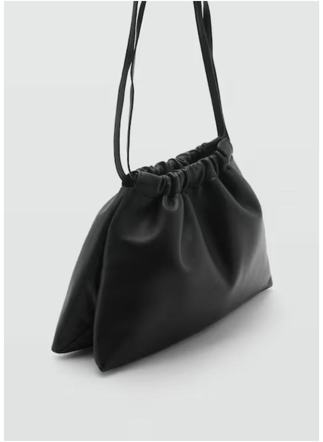 MANGO Casual Sack-Style Leather Bag  - Image 2