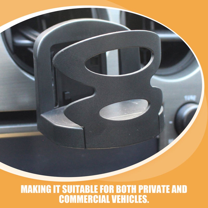 2pcs Air Vent Cup Holder For Car Vent Cup Holder Vehicle Air Outlet Cup Holder Car Air Vent Drink Holder Car Air Conditioning Vent Cup Holder - Image 4