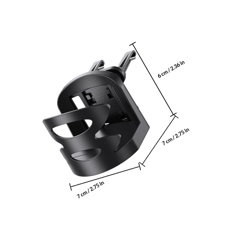 2pcs Air Vent Cup Holder For Car Vent Cup Holder Vehicle Air Outlet Cup Holder Car Air Vent Drink Holder Car Air Conditioning Vent Cup Holder - Image 2