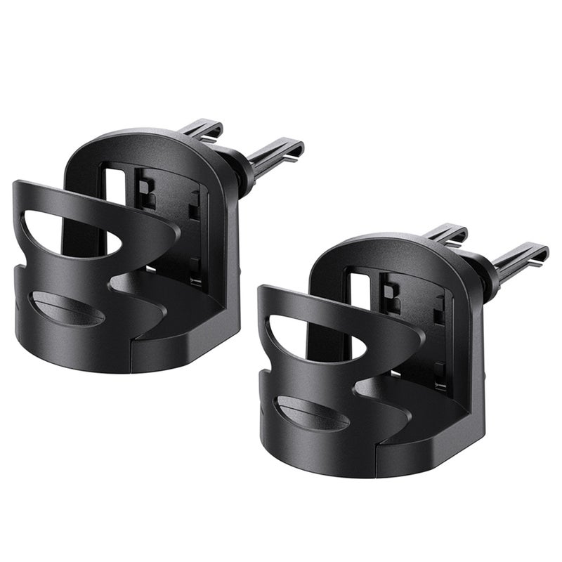 2pcs Air Vent Cup Holder For Car Vent Cup Holder Vehicle Air Outlet Cup Holder Car Air Vent Drink Holder Car Air Conditioning Vent Cup Holder - Image 1