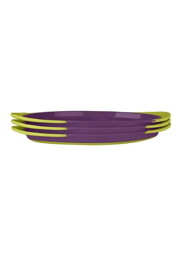 b.box B.Box - Passion Splash Plate 3 Pieces Purple - 307  - Image 3