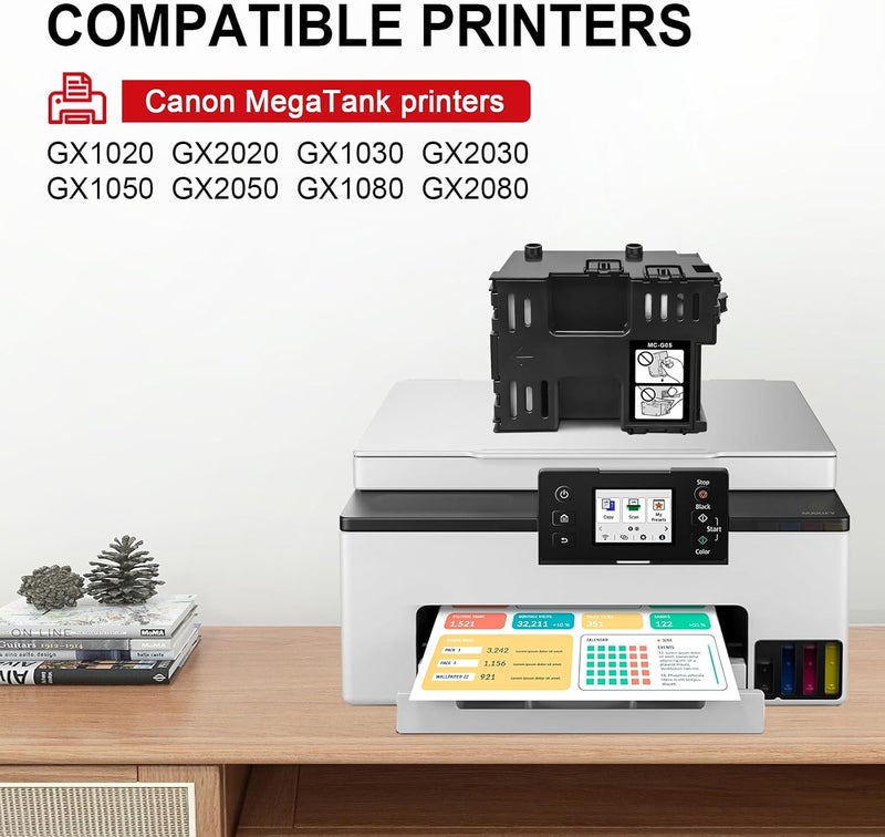 YOUEXPERT MC-G05 Ink Maintenance Cartridge with New Chip MC G05 Use for MegaTank GX2020 and GX1020 Printers (1 Pack) - Image 2
