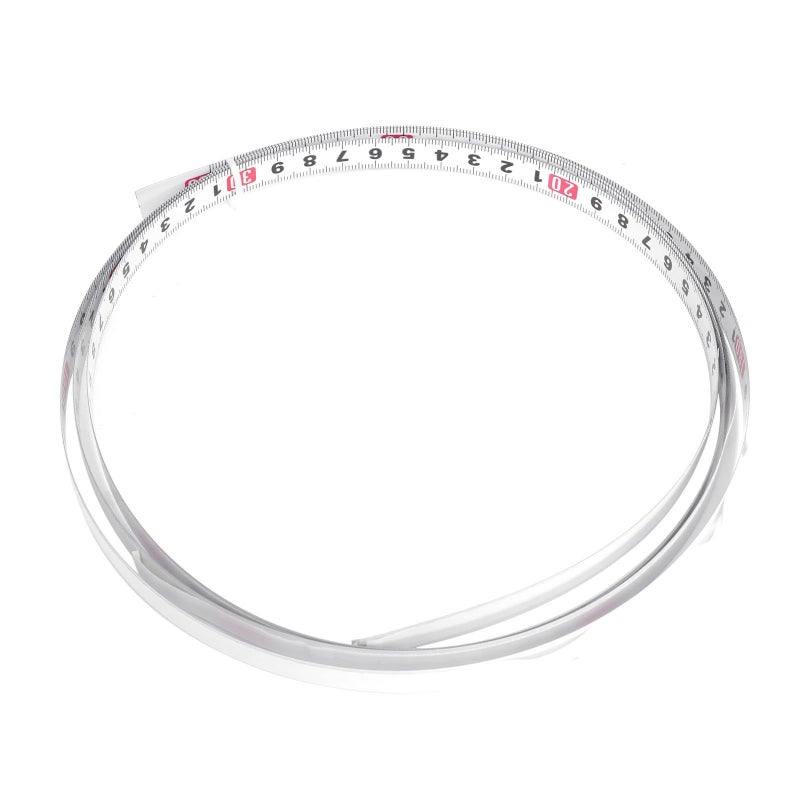LIFKOME 2M Steel Self Adhesive Miter Scale Tape Measure Metric Woodworking Ruler - Image 2