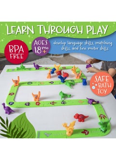 Skoolzy Dinosaur Alphabet Puzzle Track - Educational Toy For Kids Ages 3-5 - Abc Learning Game  - Image 5
