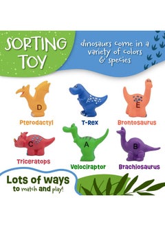 Skoolzy Dinosaur Alphabet Puzzle Track - Educational Toy For Kids Ages 3-5 - Abc Learning Game  - Image 4