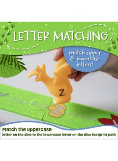 Skoolzy Dinosaur Alphabet Puzzle Track - Educational Toy For Kids Ages 3-5 - Abc Learning Game  - Image 2