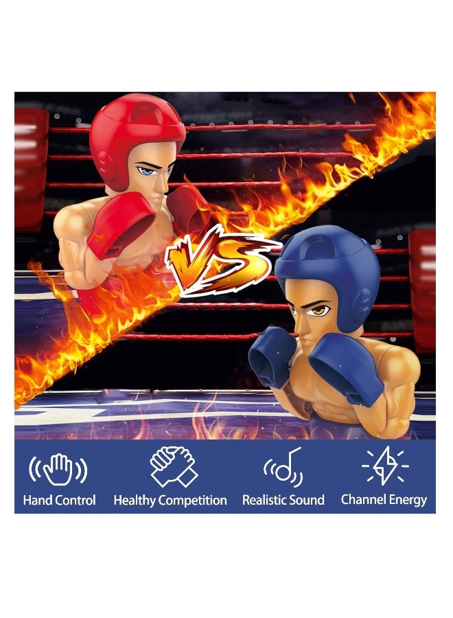 Electronic Boxing Toys, RC Fighting Robots, Kid Board Games, Wrestling Battle Bots, Interactive Punching Boxer, Indoor Sports Playset, Cool Birthday Gift 3-12 Year Old Boy Teen 