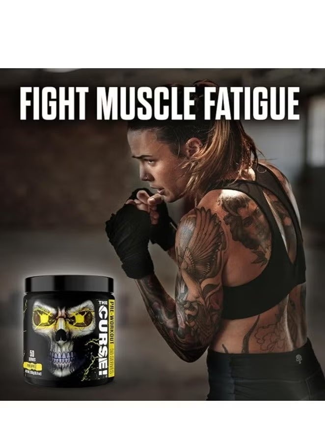 JNX Sports The Curse Pre-Workout Peach Rings Powder 250g