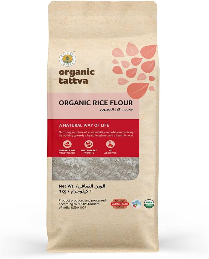 Organic Tattva Organic Rice Flour - 1 kg - Image 1