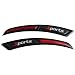 BYOBYO 2Pcs Universal Car Wheel Eyebrow NonCollision Strips 1260x177inch Fender Protector Stickers Carbon Fiber Car NonScratch Rubber Strips Trim SelfAdhesive Side Bumper Protection Strips - Image 2