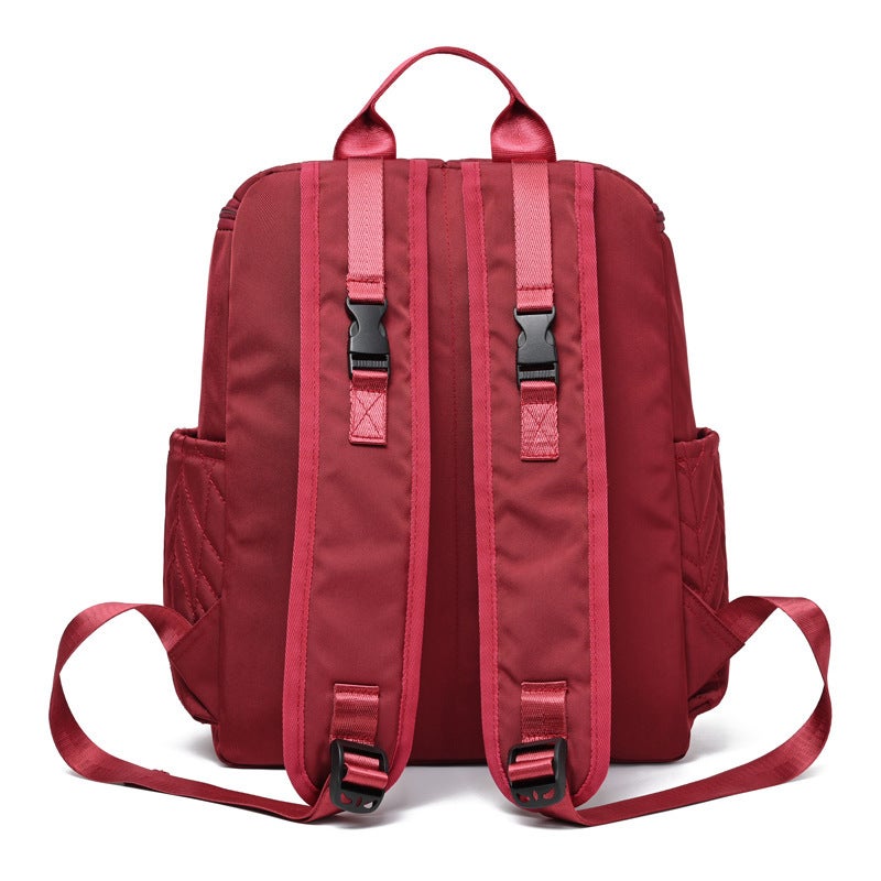 New Color Large-Capacity Embroidered Mother And Baby Bag Portable Diaper Bag Baby Bottle Insulated Mommy Bag - Image 5