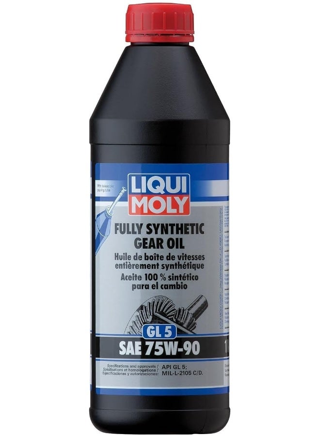Liqui Moly (2048) SAE 75W-90 Fully Synthetic Gear Oil - 1 Liter - Image 1