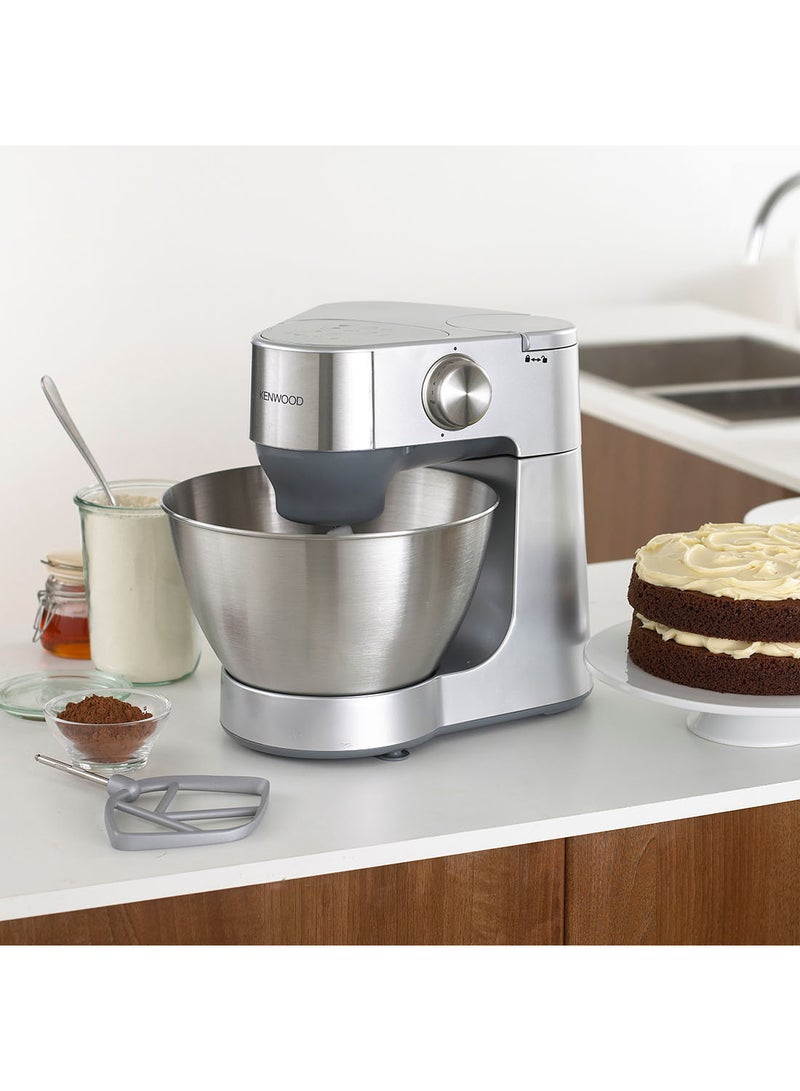 Kenwood Stand Mixer Kitchen Machine Prospero  With  Stainless Steel Bowl, K-Beater, Whisk, Dough Hook 4.3 L 900 W KM240SI Silver/Grey - Image 4