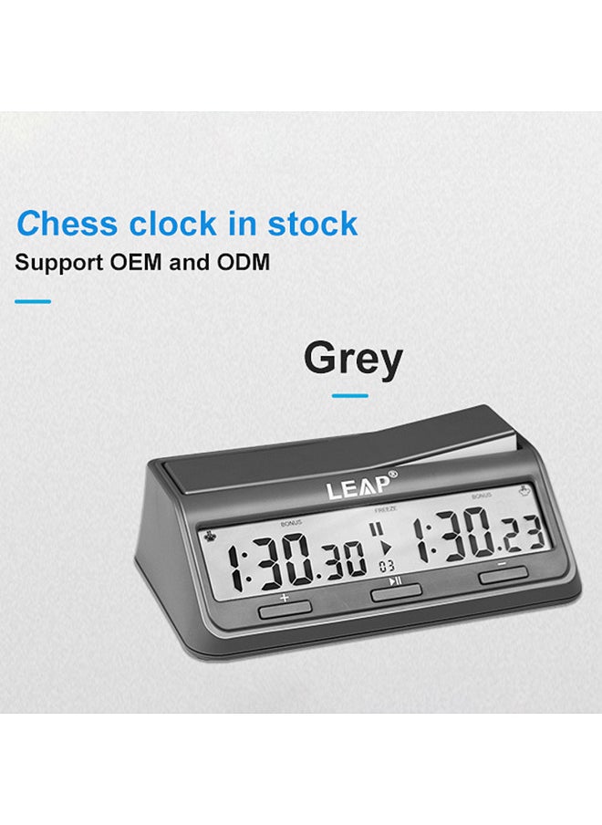 LEAP Chess Clock Digital Chess Timer Professional for Board Games Timer with 37 Preset Programme Countdown Bonus / Increment Delay Byo-yomi Restricted Moves Restrict Time Feature  - Image 3