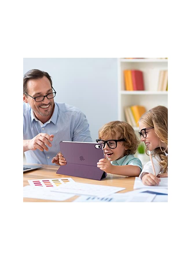 Procases For Ipad 10Th Generation Case 2022 Ipad 10.9 Inch Case, Ipad 10 Case Slim Stand Hard Shell Back Protective Smart Cover For 10.9” Ipad 10Th Gen 2022 Release A2696 A2757 A2777 -Purple - Image 2