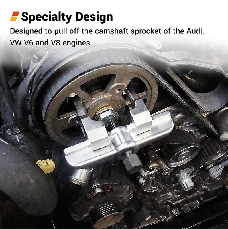 EWK Camshaft Sprocket Pulley Puller Removal Tool Kit for VW Audi V6 V8 T40001 - Image 3