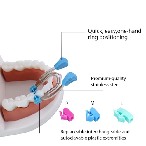 SeeFDENT Dental Matrix System Sectional Contoured Matrices Clip Clamp Forming Sheet Band Metal Spring Ring Autoclave - Image 3