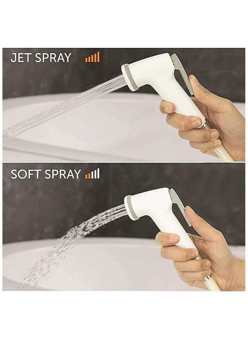 PROMASS Handheld Bidet Sprayer for Toilet with Hose and Wall Holder  - Image 4