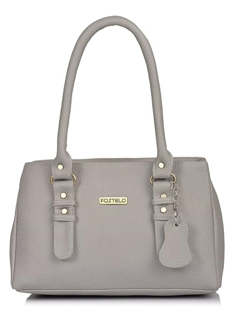 Fostelo - Women's Polyurethane Westside Handbag With 3 Zip Compartments, 1 Inside Zip Pocket And Back Zip Pocket - Image 1