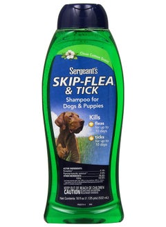 Sergeant's SkipFlea And Tick Shampoo For Dogs, Clean Cotton, 18 Oz  - Image 1