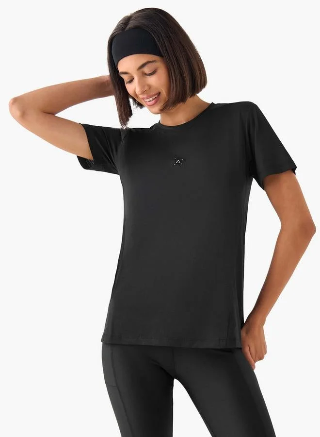 Crew Neck Short Sleeves T-shirt with Print