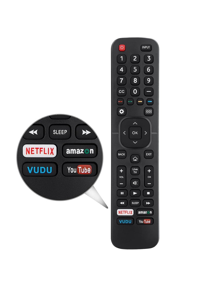 TV-Remote Compatible with All Hisense 4K LED HD UHD Smart TVs - Image 1