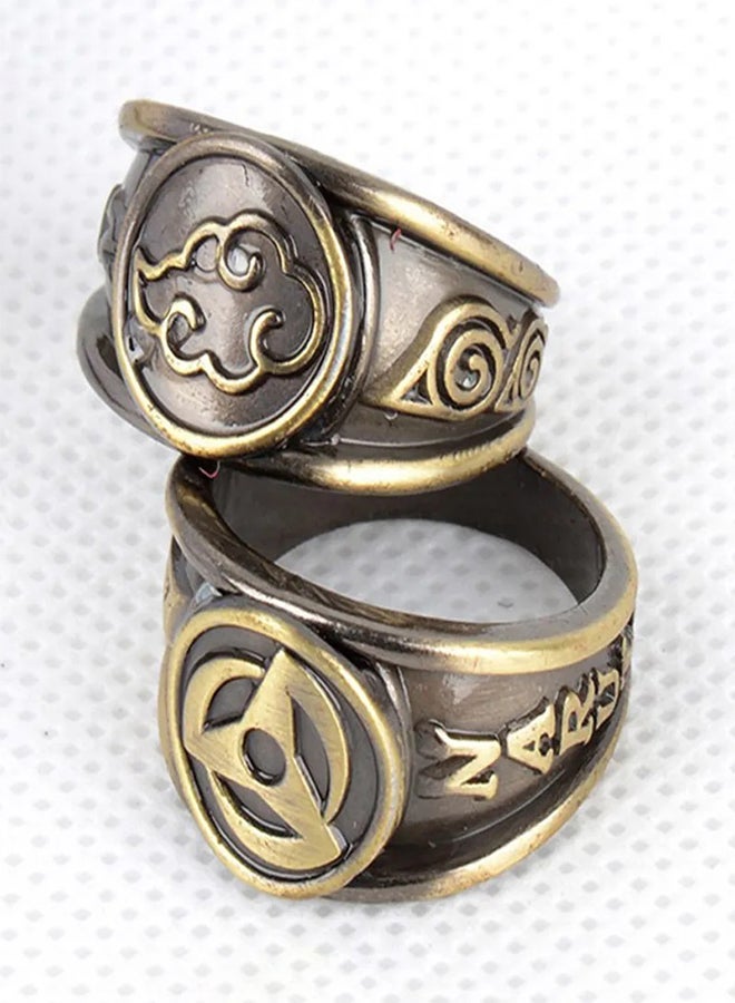 نيبمينينت 10-Piece Naruto Akatsuki Members Sharingan Rings Set 1.8centimeter - Image 5