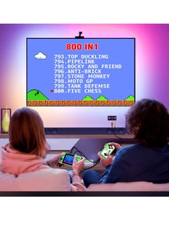 Excefore Handheld Game Console with 800 Classic FC Games, 3.5-inch Color Screen, 1200mAh Rechargeable Battery, TV Connectivity, Two-Player Support, Portable Retro Video Game Gift for Kids  - Image 2
