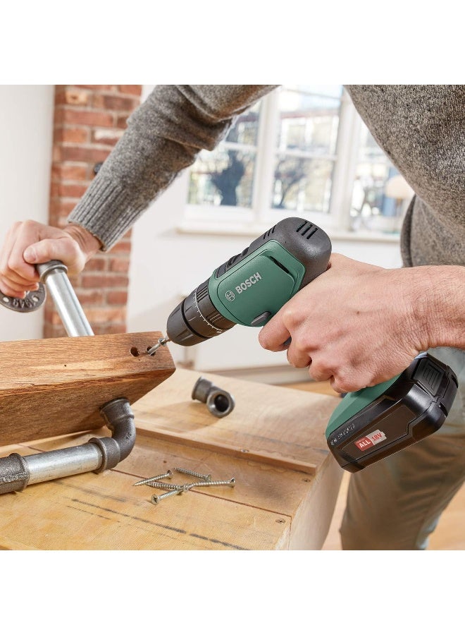 Bosch Diy Tools 06039C8171 Universalimpact 18 Cordless Combi Drill With Two 18 V Lithium-Ion Batteries