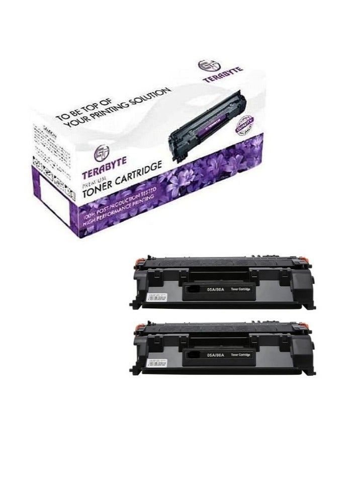 Terabyte CF280A Compatible Toner Cartridge for use in Laserjet Pro 400 M401a M401d M401n P2030 2035 P2050 Printer - Image 1