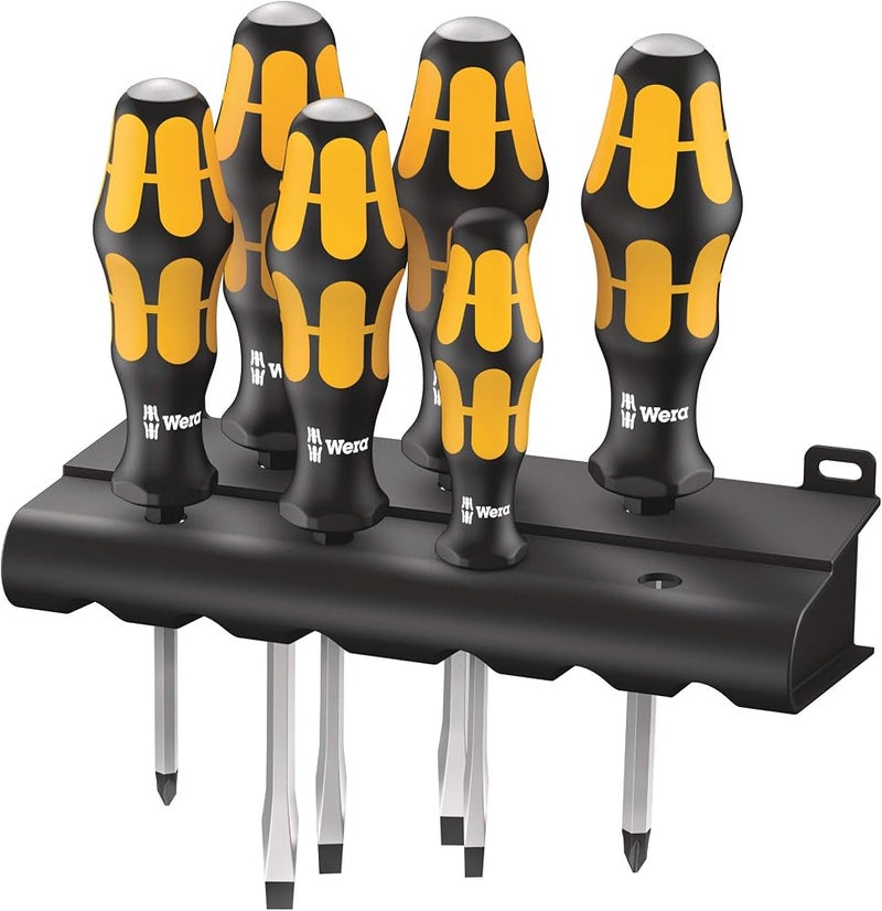 ويرا مجموعة مفاتيح Wera 932-6 Kraftform Plus ورف التخزين، 6 قطع - 05018282001 - Image 1