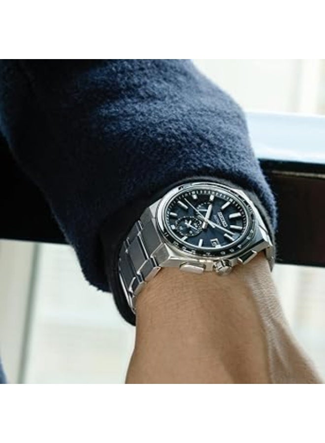 سيكو Seiko Astron NEXTER SBXY039 Titanium Radio Solar Analog Men`s Watch - Image 3